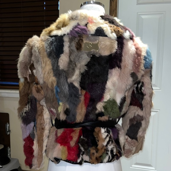 Rare Genuine rabbit fur Rocawear jacket - Picture 3 of 8